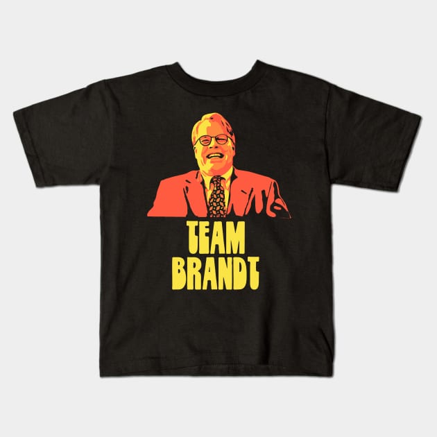 Team Brandt Big Lebowski Kids T-Shirt by GIANTSTEPDESIGN